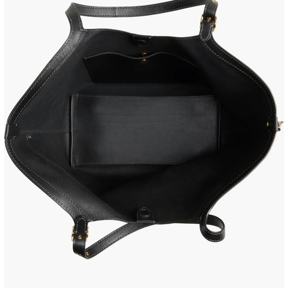 Coach Gramercy Leather Tote Black Leather NWT - Picture 5 of 12